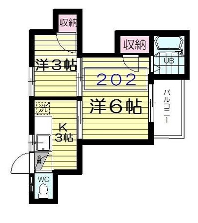 エコールFの物件間取画像